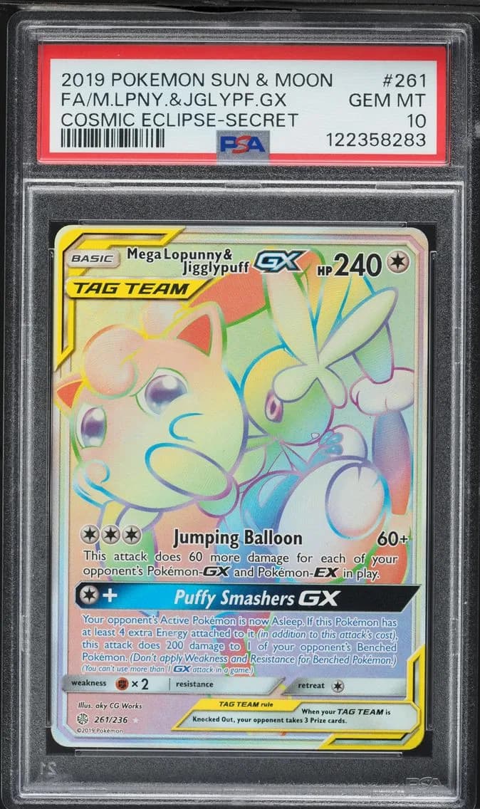 Mega Lopunny & Jigglypuff-GX slab