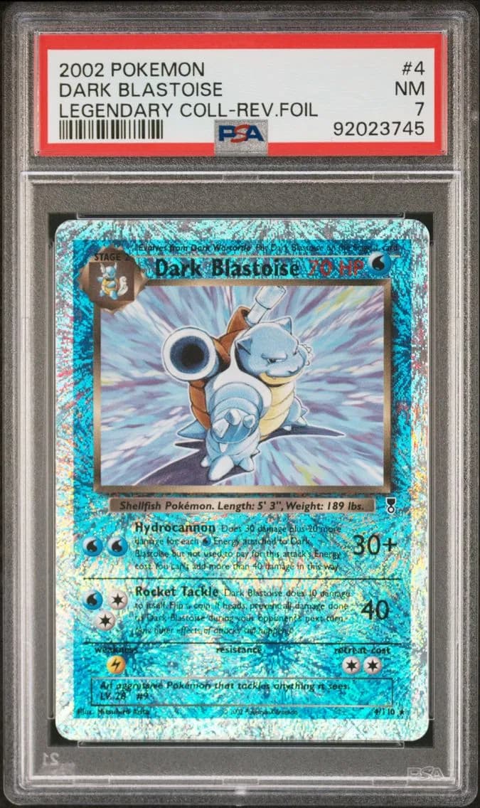 Dark Blastoise slab
