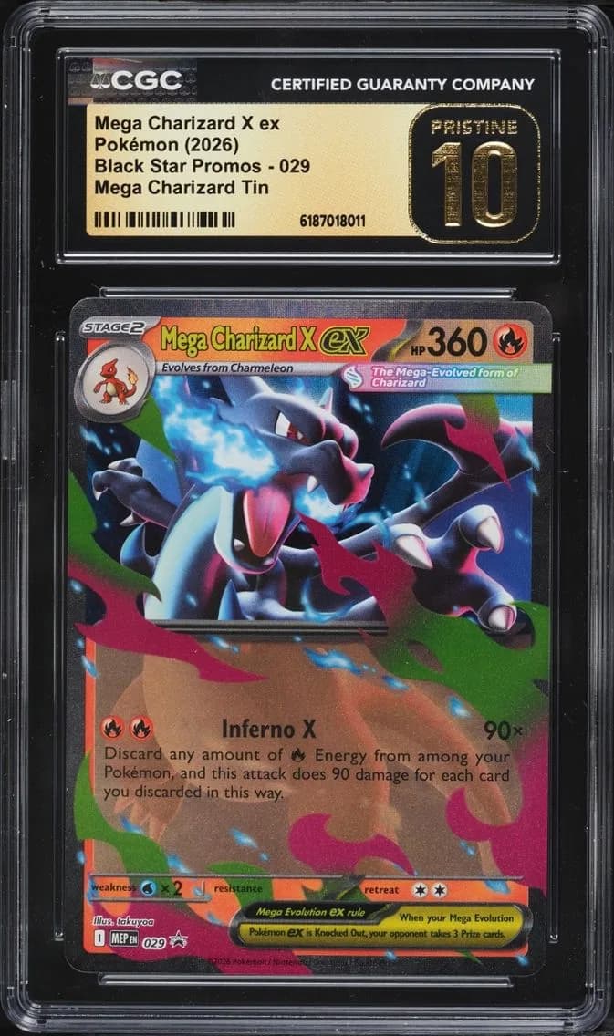 Mega Charizard X ex slab
