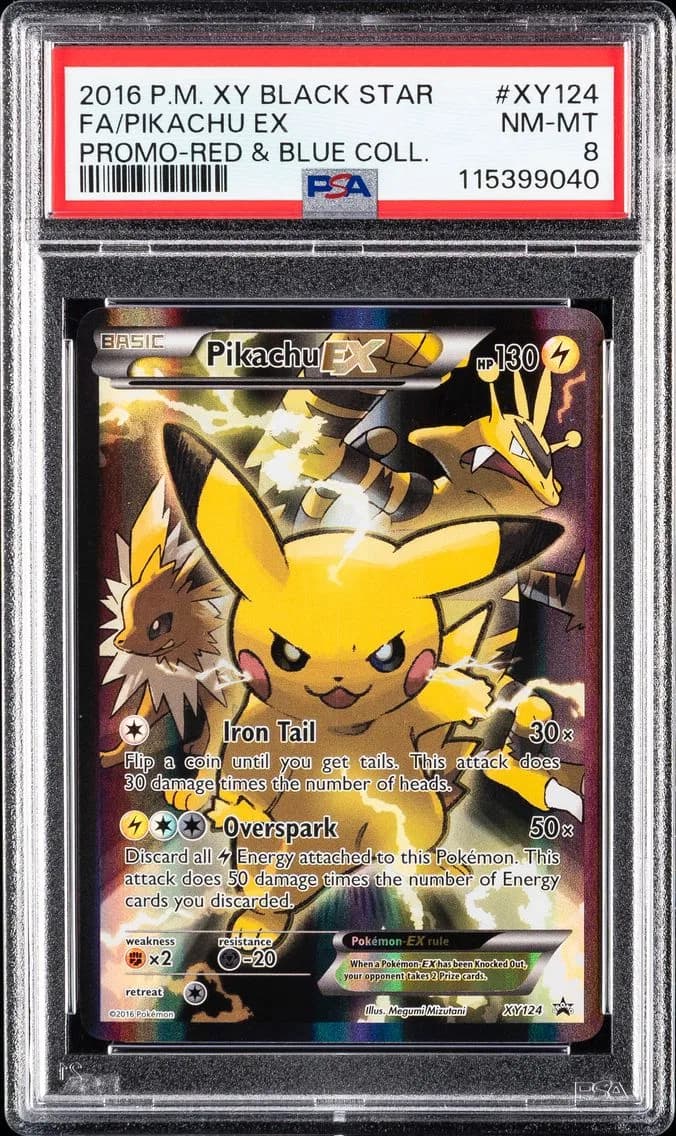 Pikachu-EX slab