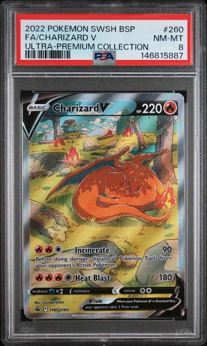 Charizard V slab