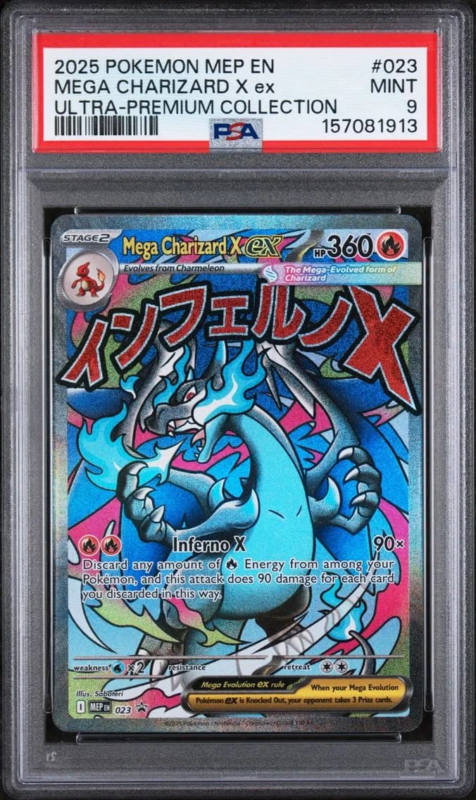 Mega Charizard X ex slab