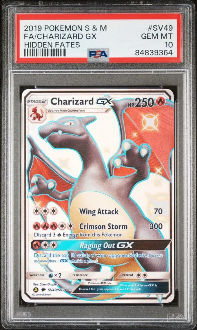 Charizard-GX slab