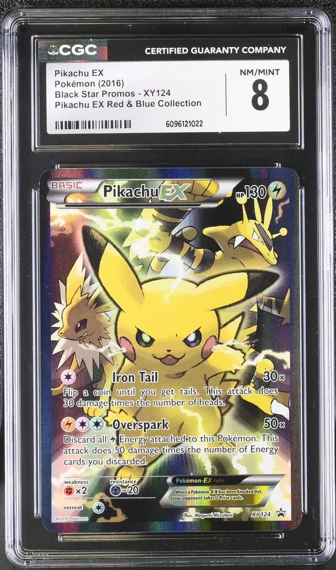 Pikachu-EX slab