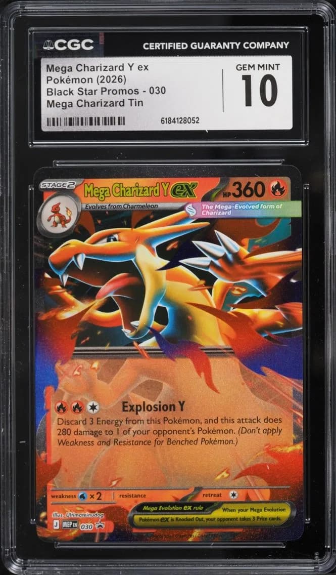 Mega Charizard Y ex slab
