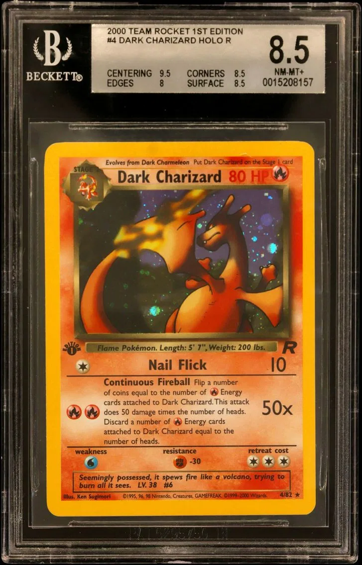 Dark Charizard slab