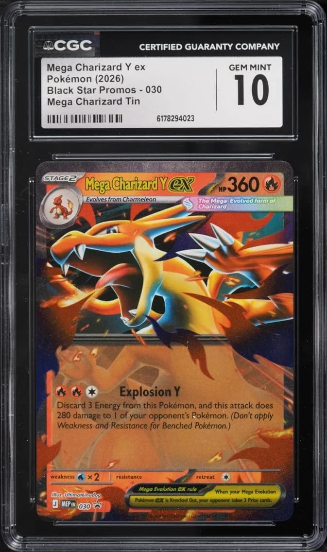 Mega Charizard Y ex slab