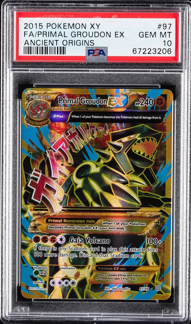 Primal Groudon-EX slab