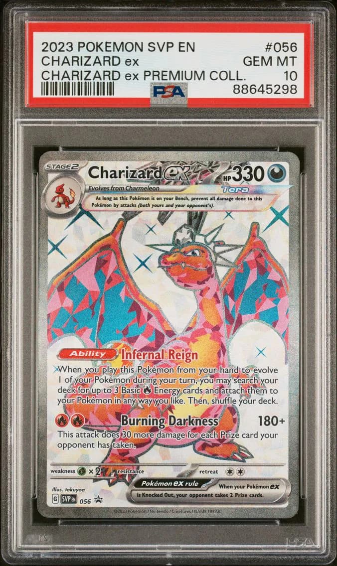 Charizard ex slab
