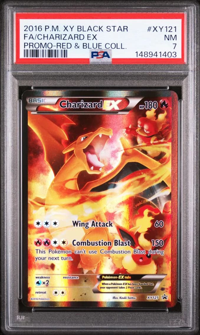 Charizard-EX slab