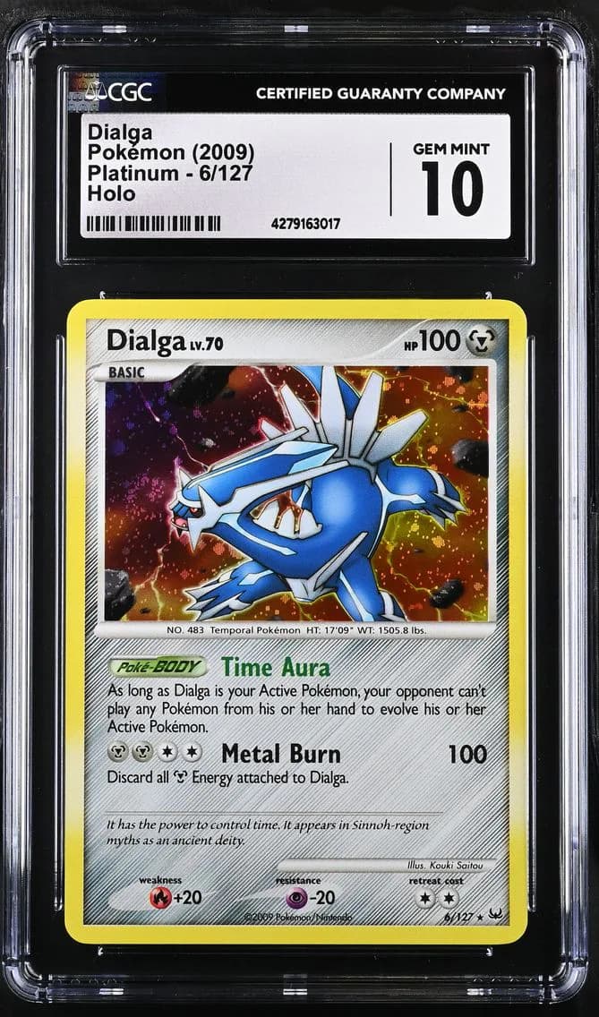 2009 #6 Dialga CGC 10 Platinum - English