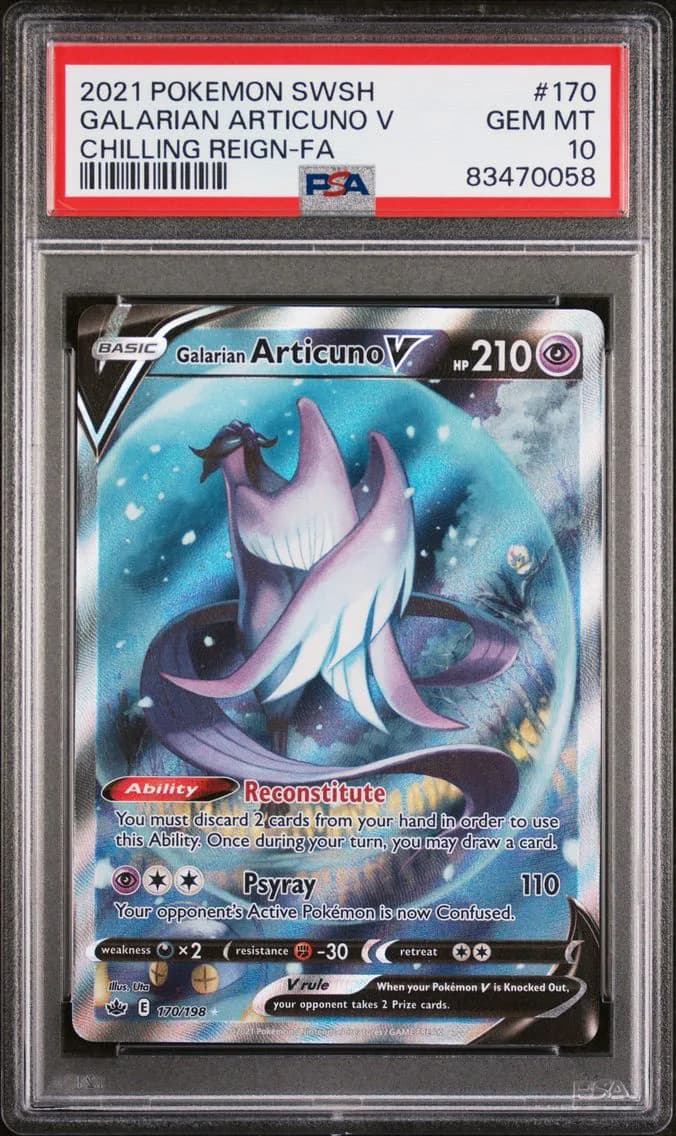 Galarian Articuno V slab