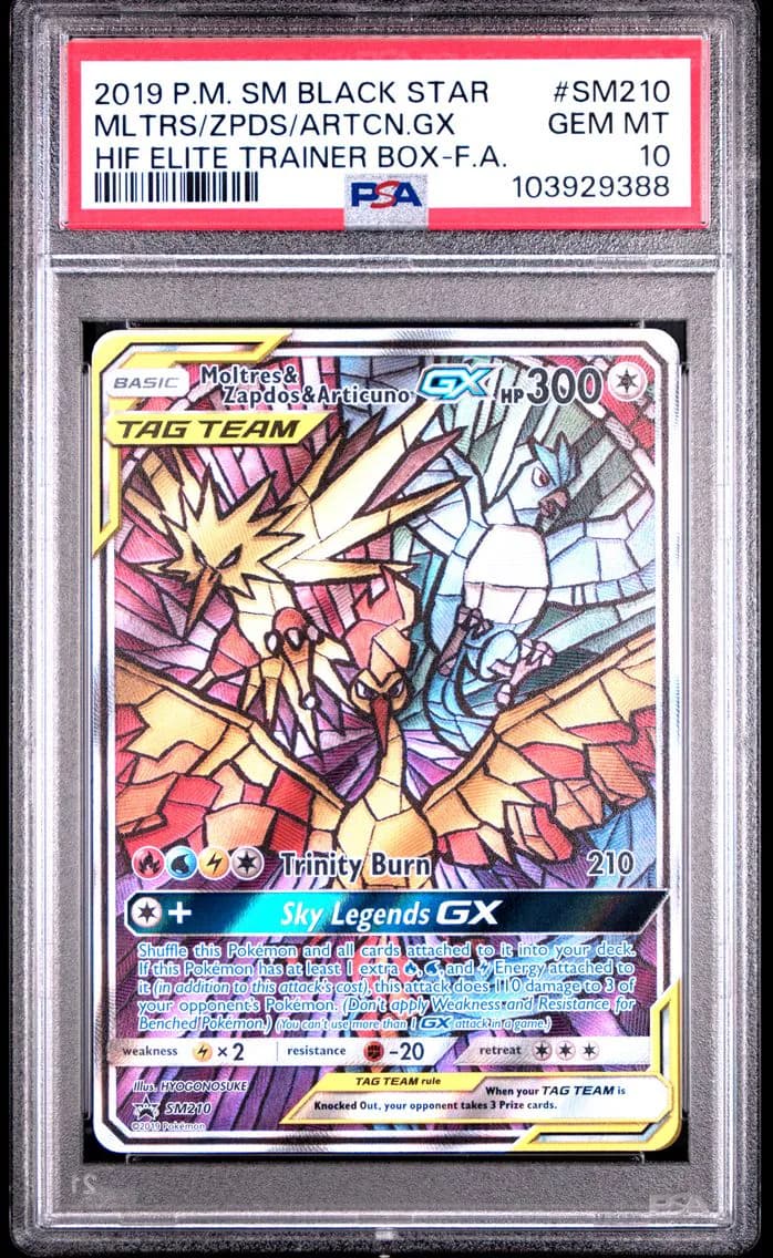 Moltres & Zapdos & Articuno-GX slab