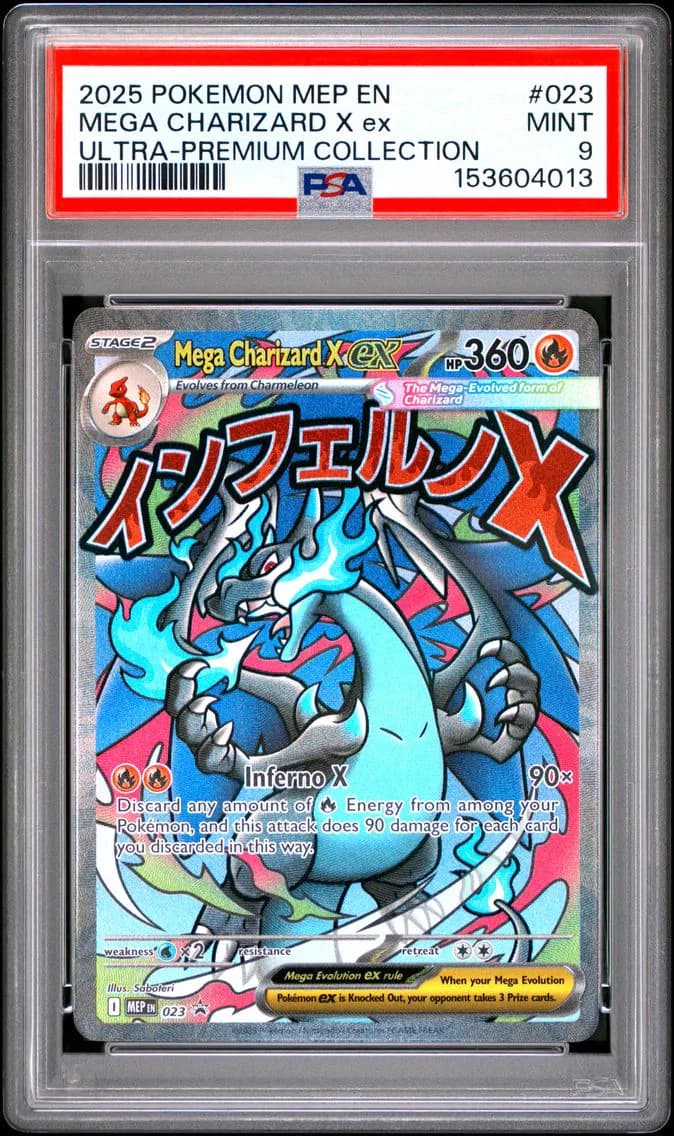 Mega Charizard X ex slab