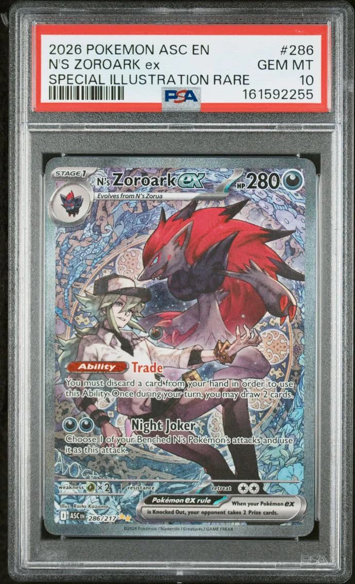N's Zoroark ex slab