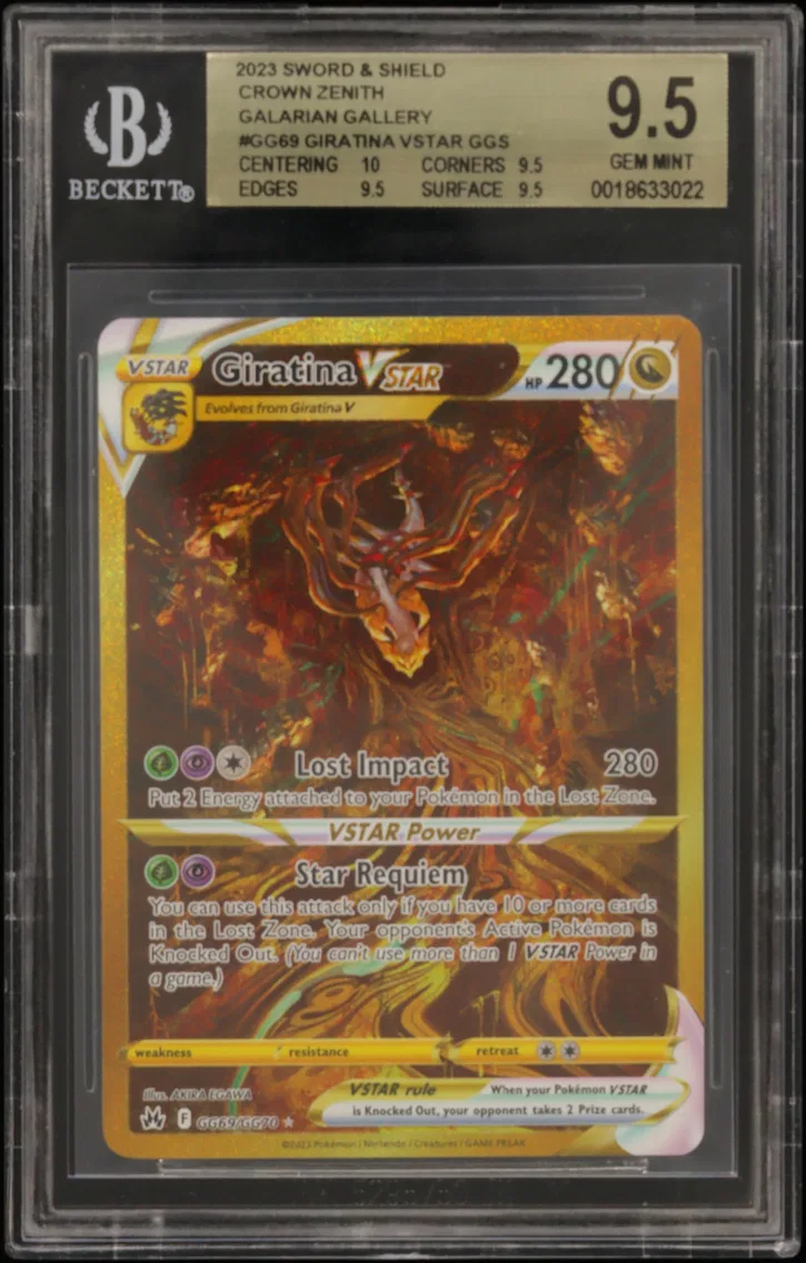 2023 #GG69 Giratina VSTAR GGS BGS 9.5 Sword and Shield Crown Zenith Galarian Gallery