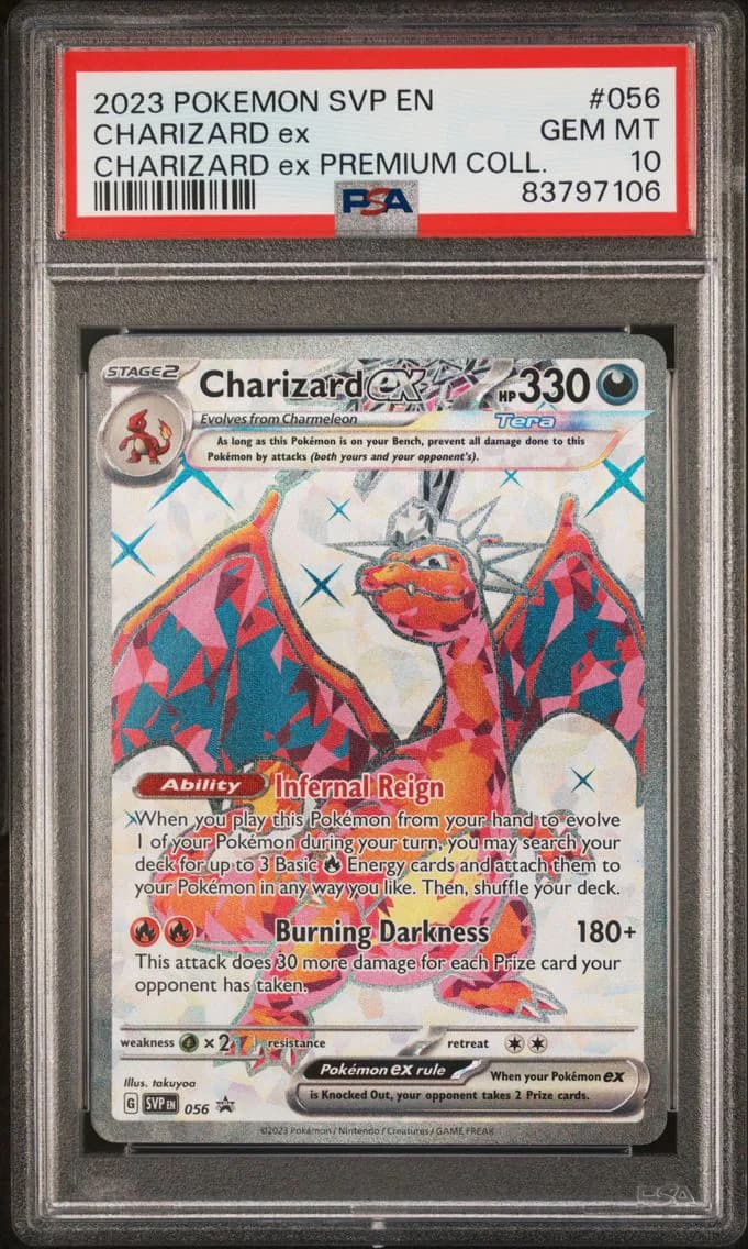 Charizard ex slab