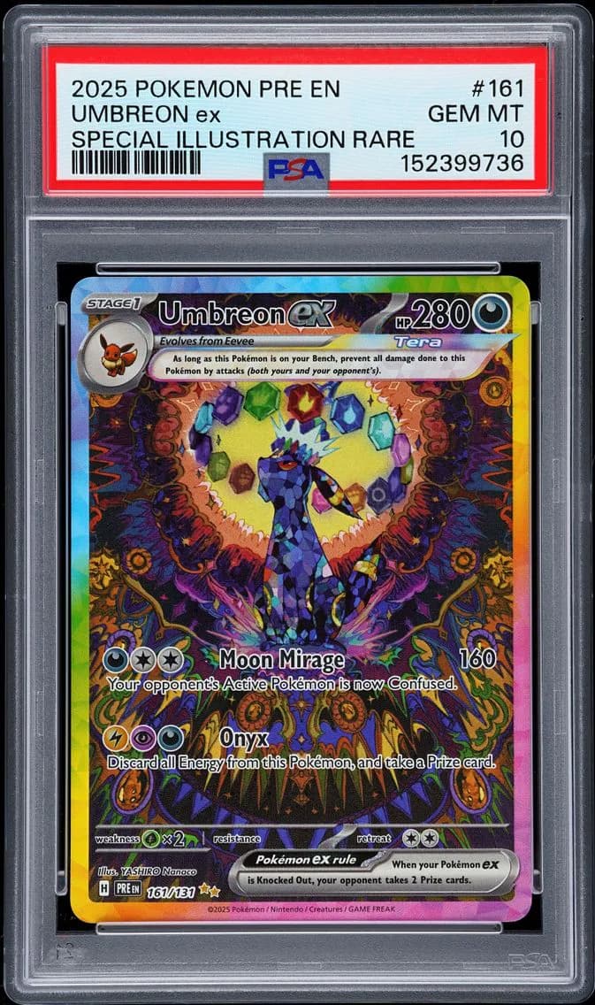 2025 #161 Umbreon EX PSA 10 Pre EN-Prismatic Evolutions