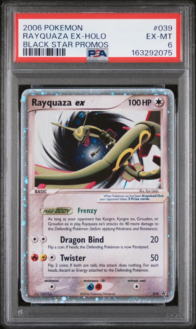 2006 #039 Rayquaza EX-Holo PSA 6 Black Star Promos