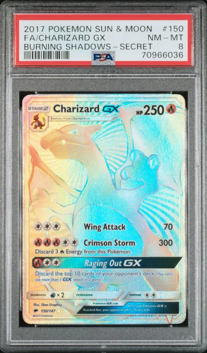 Charizard-GX slab