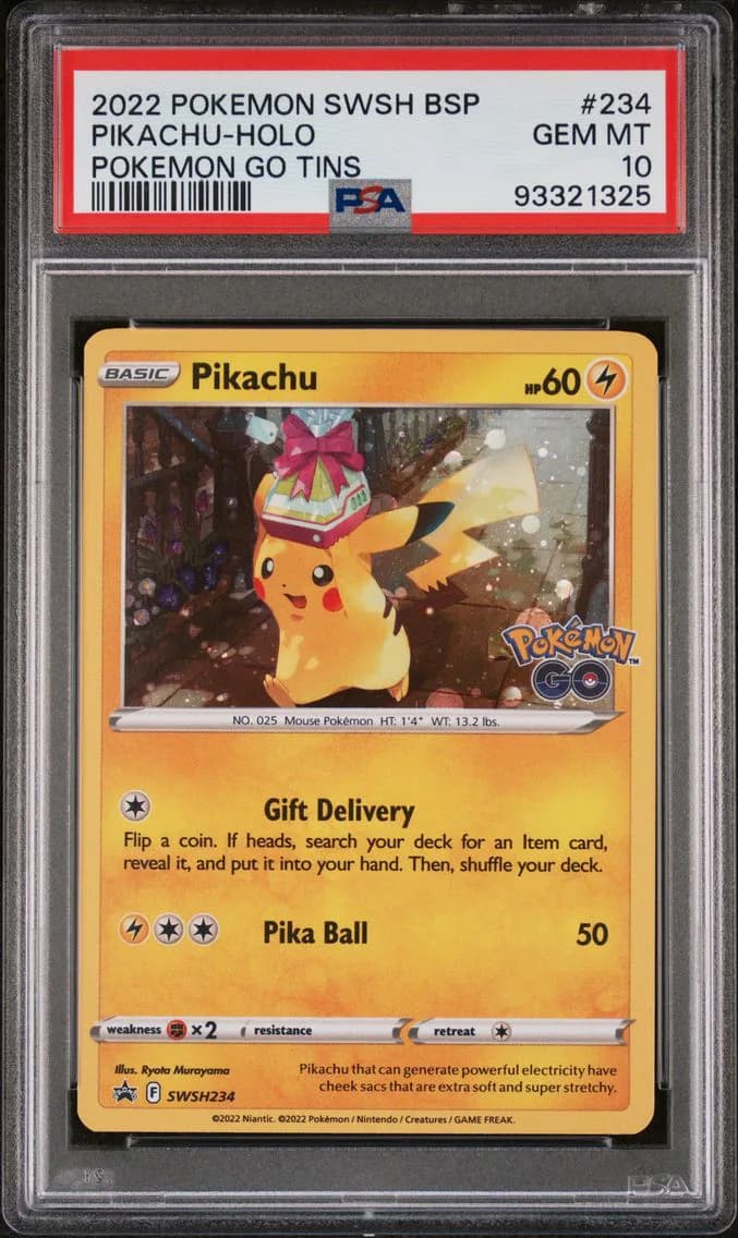 2022 #234 Pikachu-Holo PSA 10 Swsh Black Star Promo