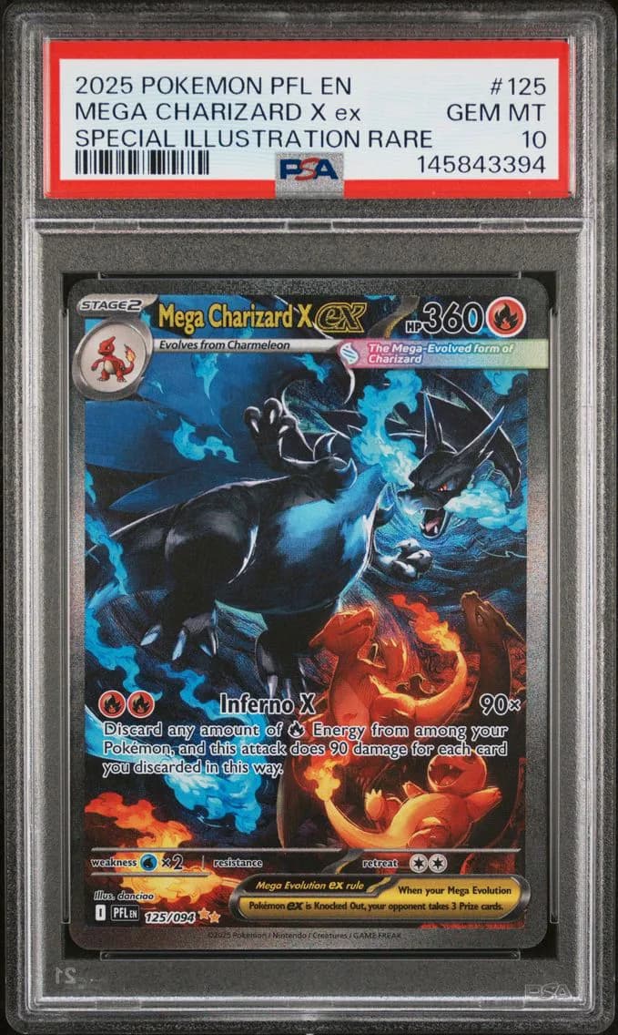 Mega Charizard X ex slab
