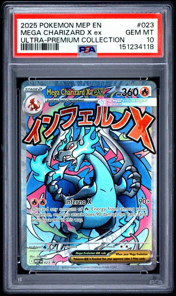 Mega Charizard X ex slab