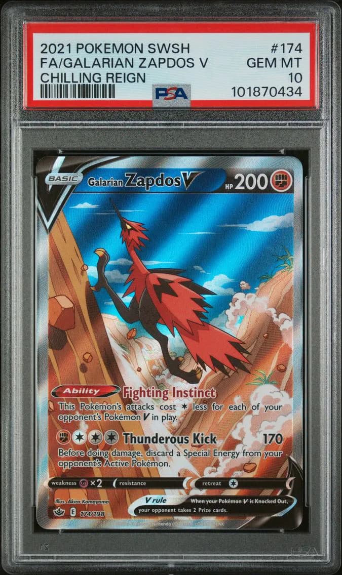 Galarian Zapdos V slab