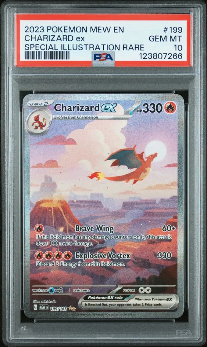 Charizard ex slab