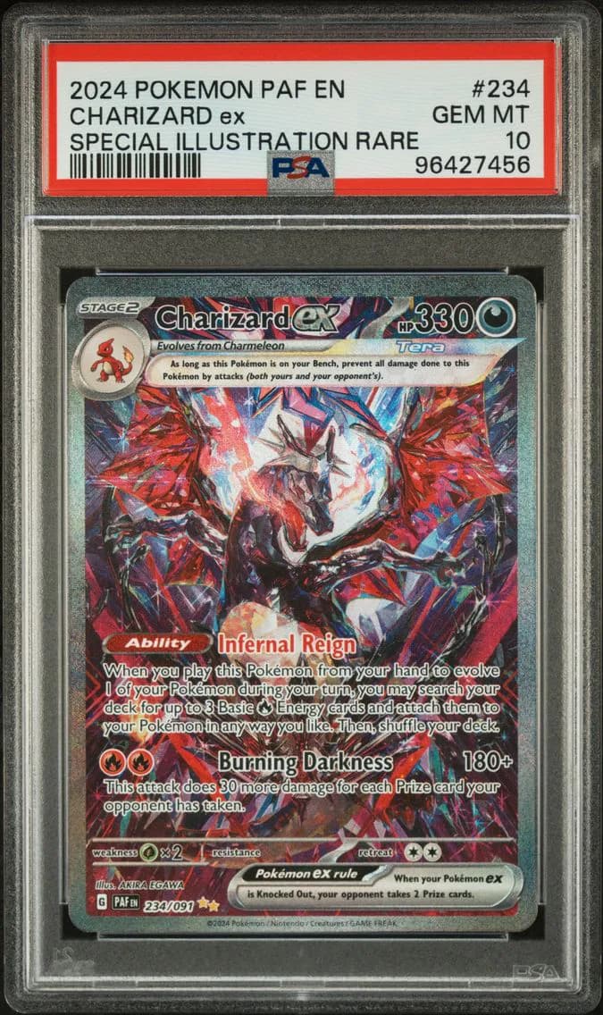 Charizard ex slab