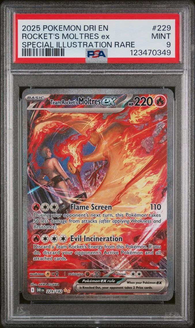 Team Rocket's Moltres ex slab