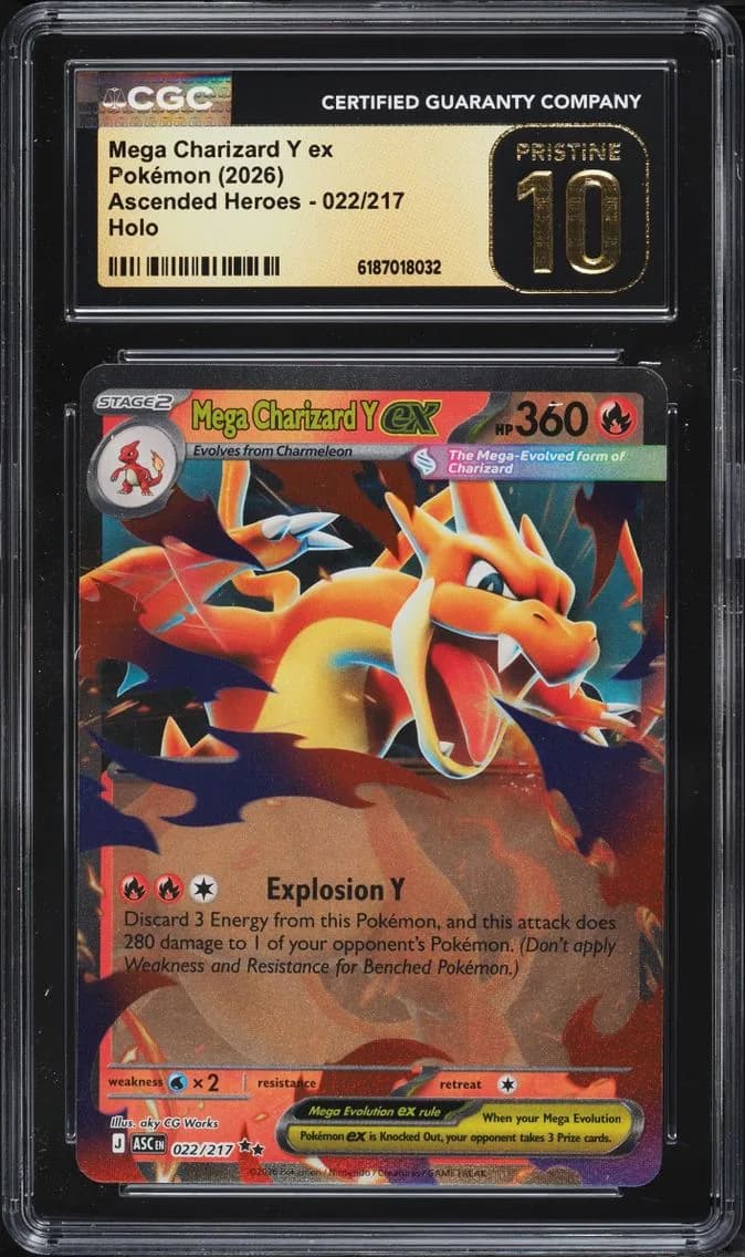 Mega Charizard Y ex slab