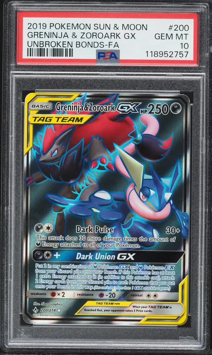 Greninja & Zoroark-GX slab