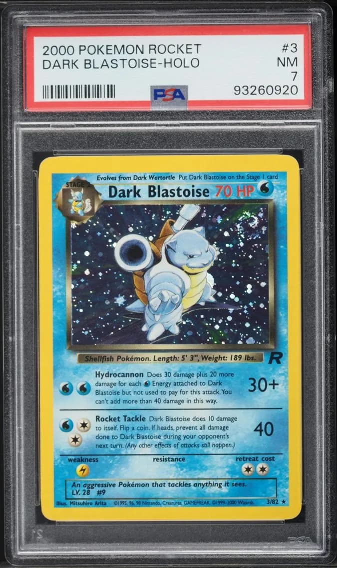 Dark Blastoise slab