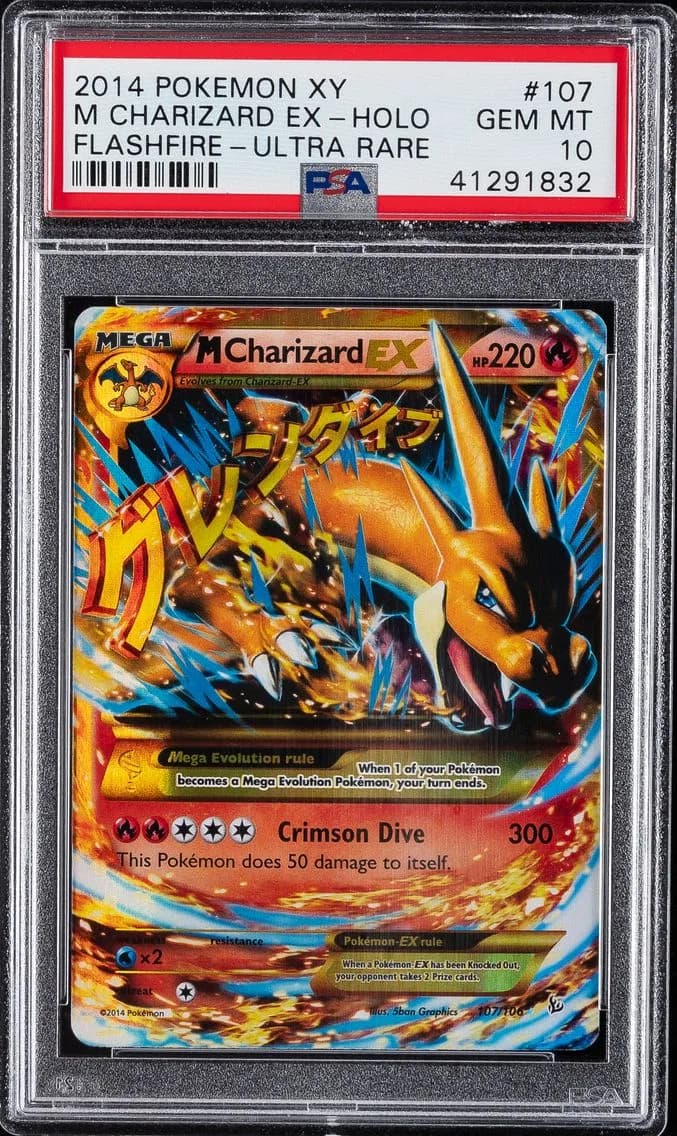 M Charizard-EX slab