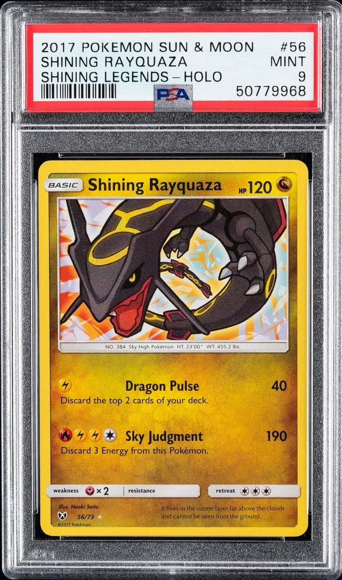 Shining Rayquaza slab