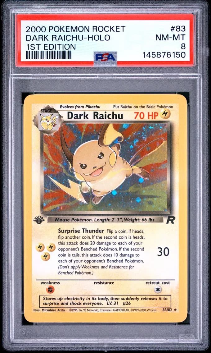 Dark Raichu slab