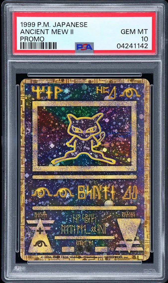 1998 #NA Ancient Mew II PSA 10 Japanese Pokemon Japanese Promo