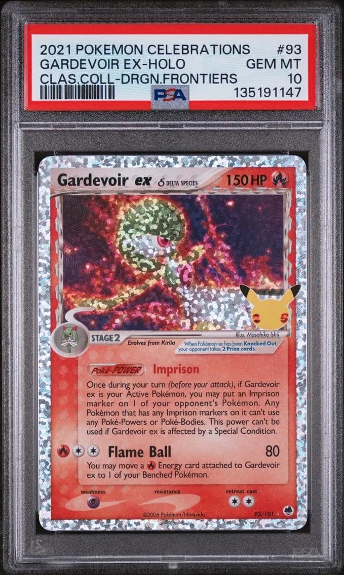 Gardevoir ex δ slab