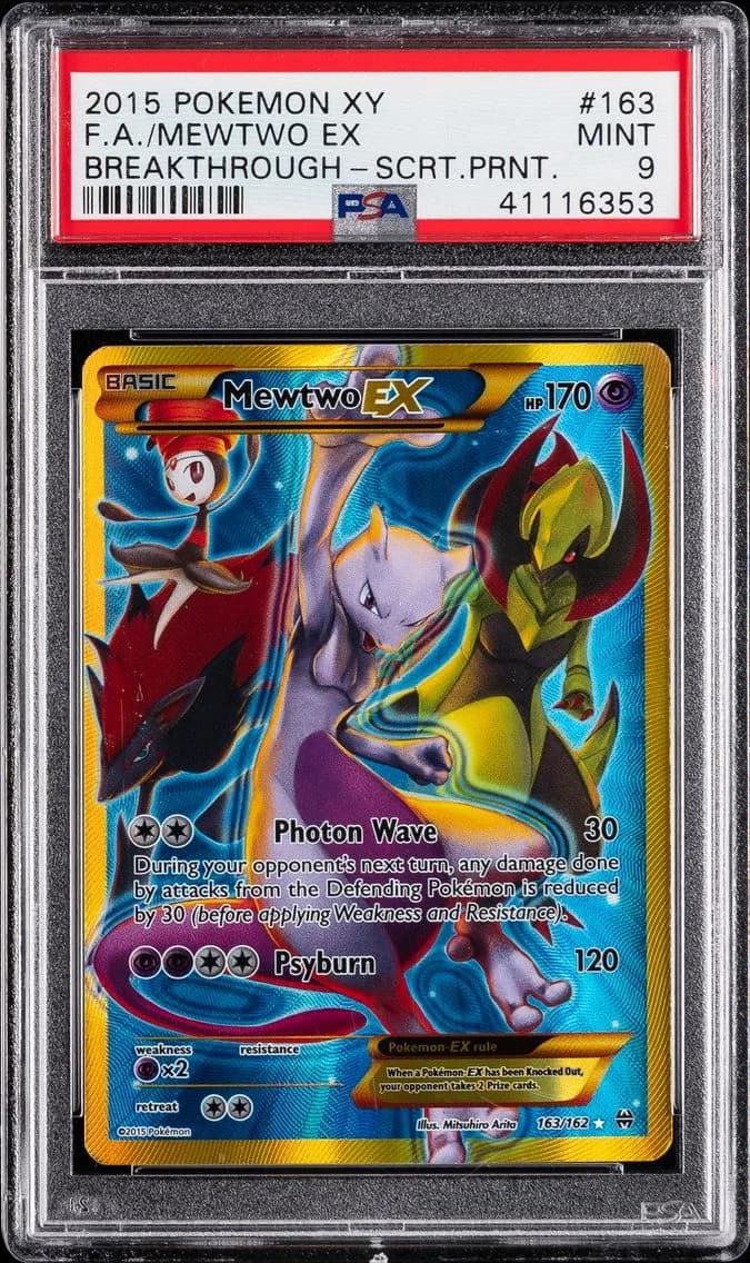 Mewtwo-EX slab