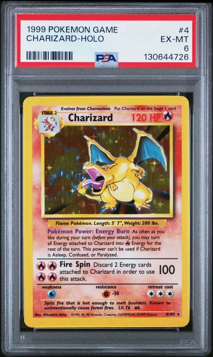 Charizard slab