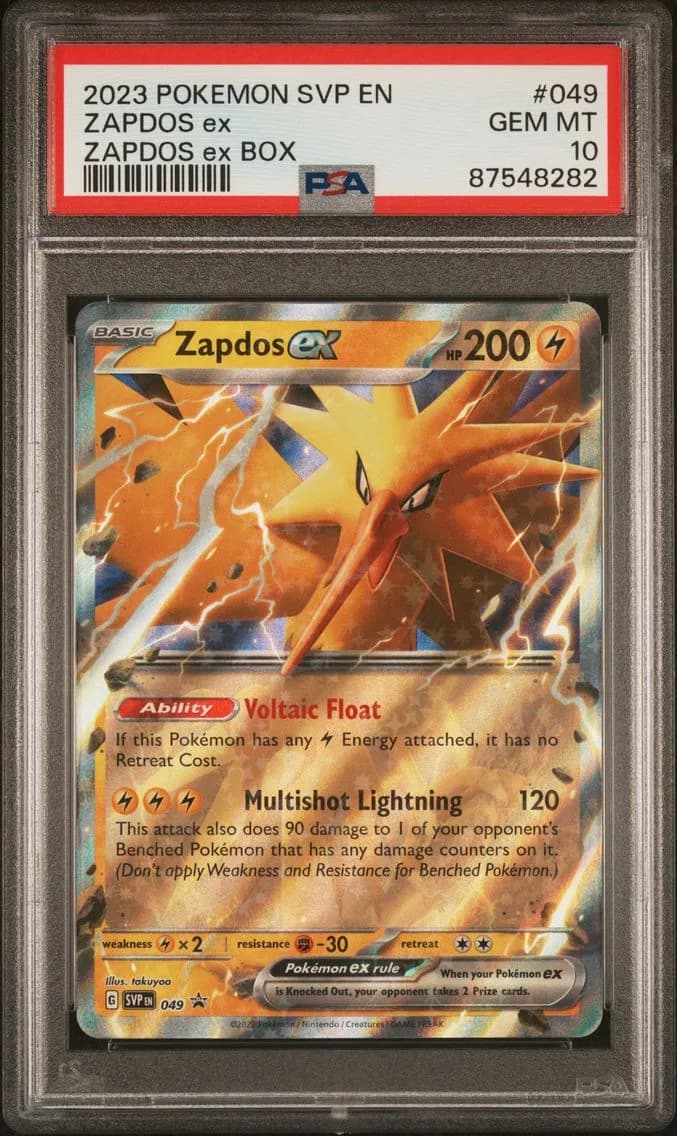 Zapdos ex slab