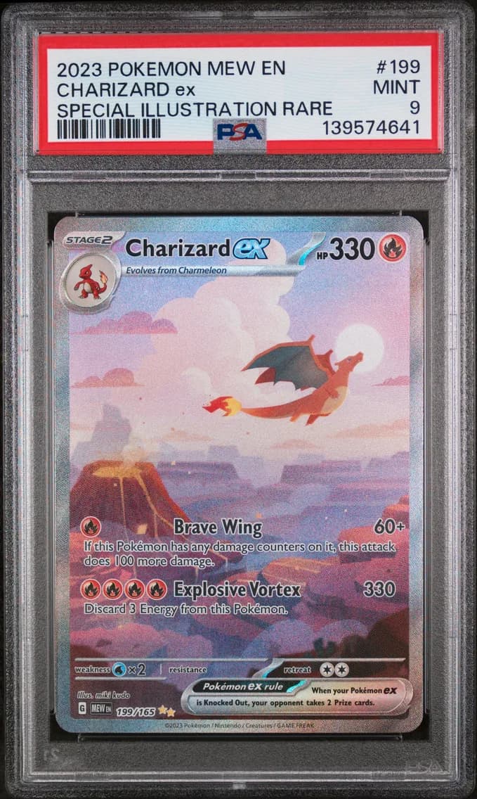 Charizard ex slab