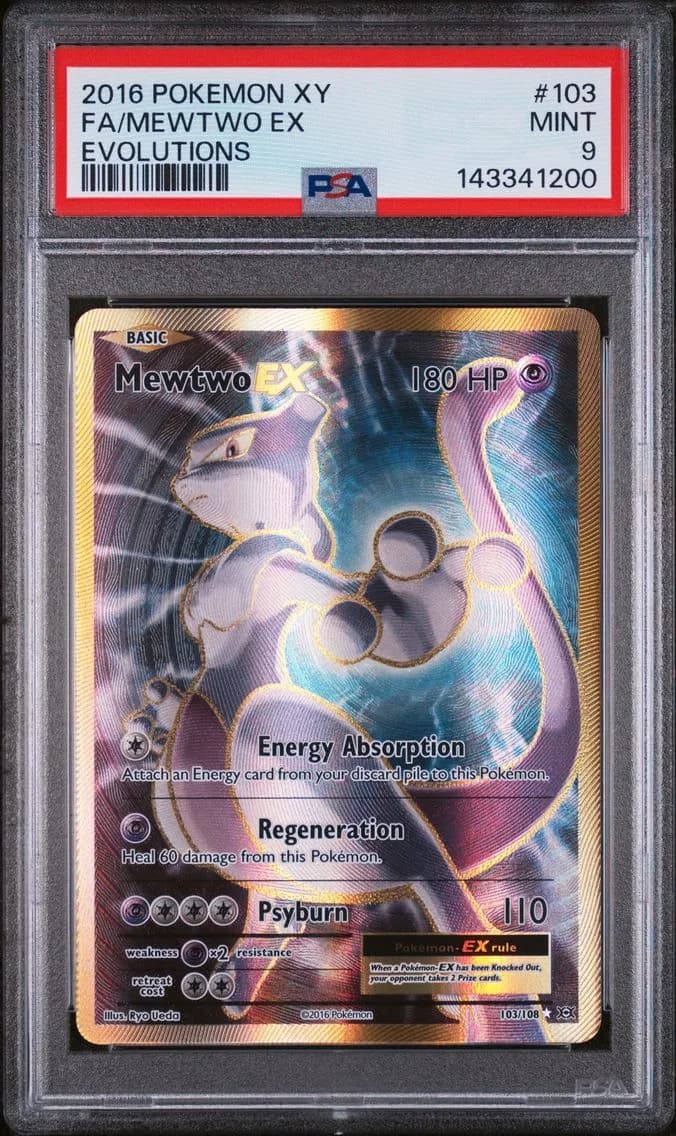 Mewtwo-EX slab