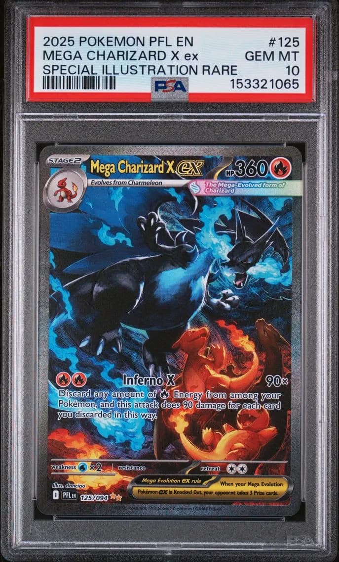 Mega Charizard X ex slab