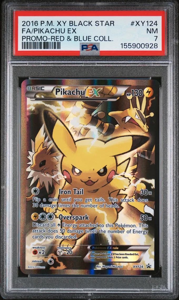 Pikachu-EX slab