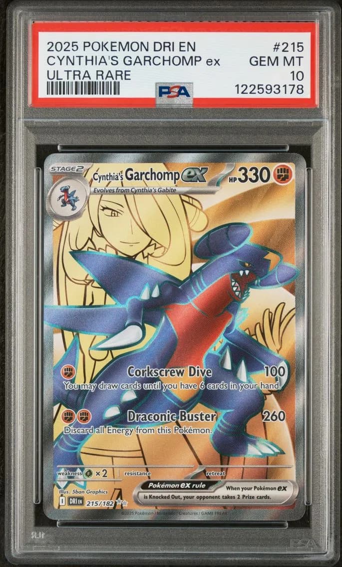 Cynthia's Garchomp ex slab