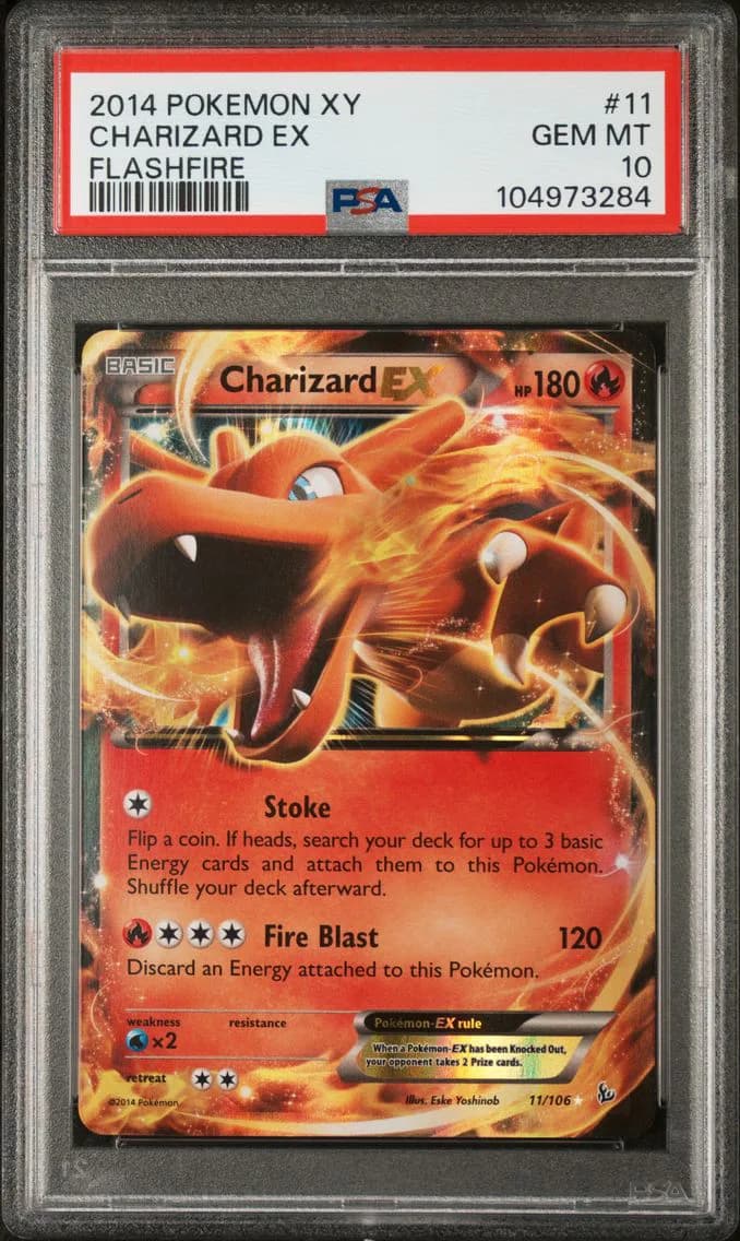 Charizard-EX slab