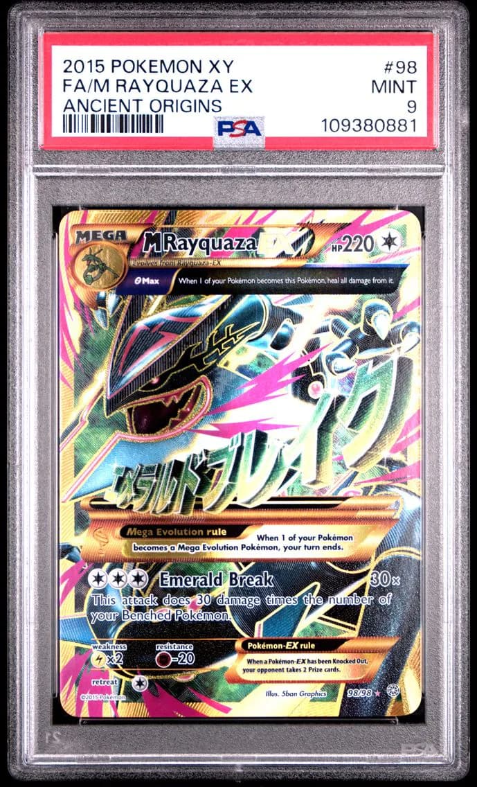 M Rayquaza-EX slab