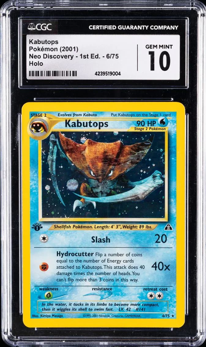 Kabutops slab
